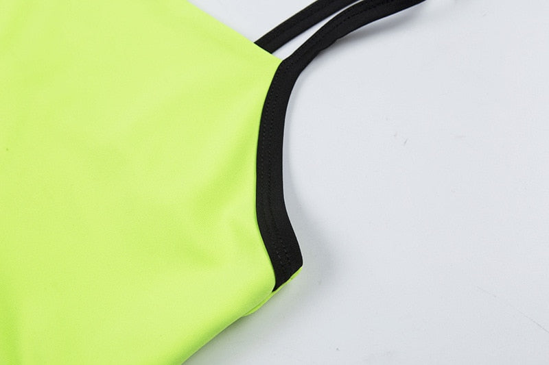 Double Belly Strap Under Cleavage Bikini Sets