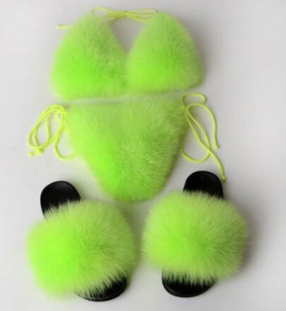 Fur Bikini w/slides