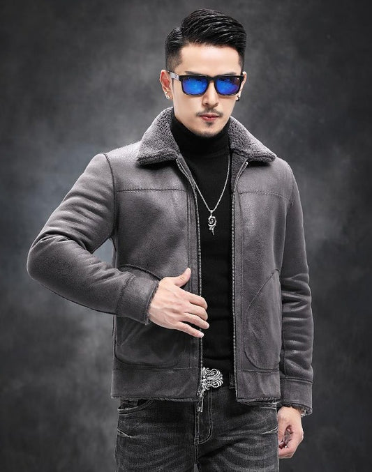 Reversible Genuine Leather Short Jackets