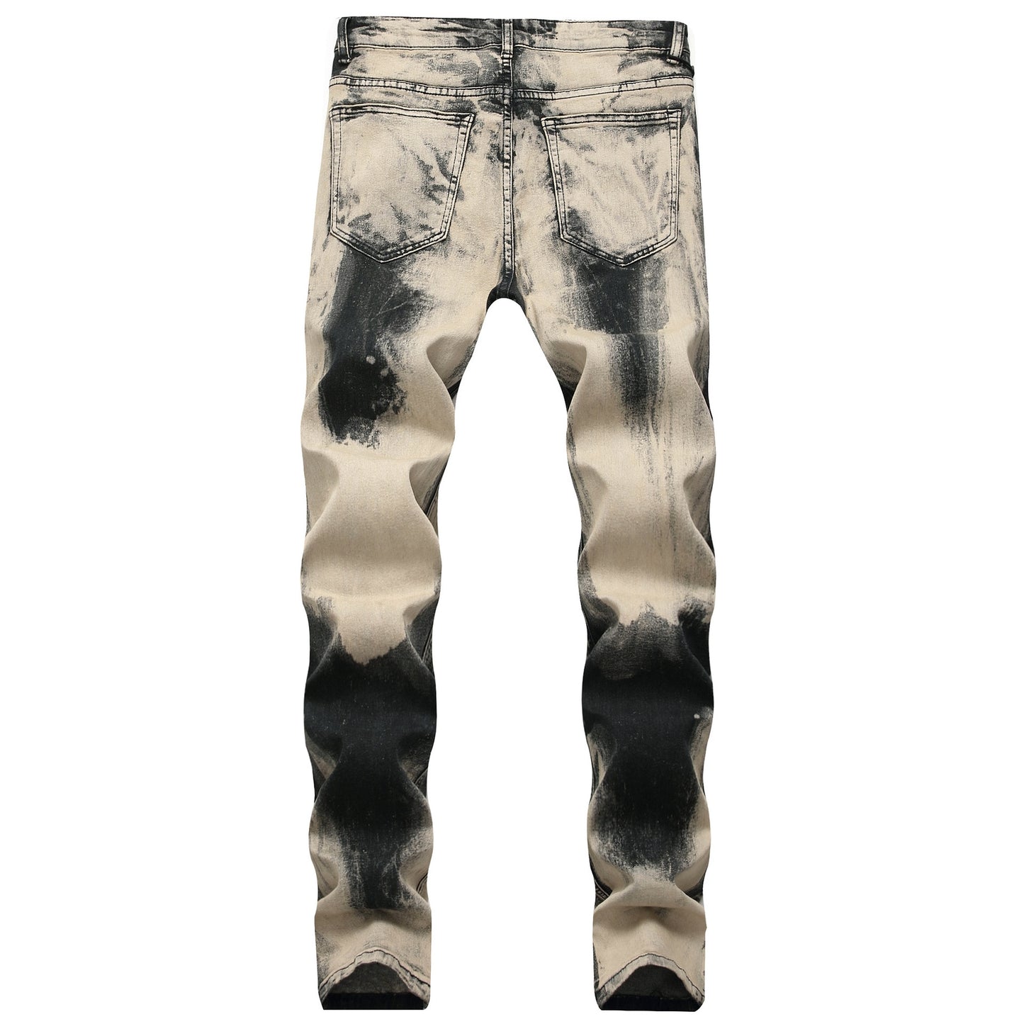Splash Dye Straight Jeans