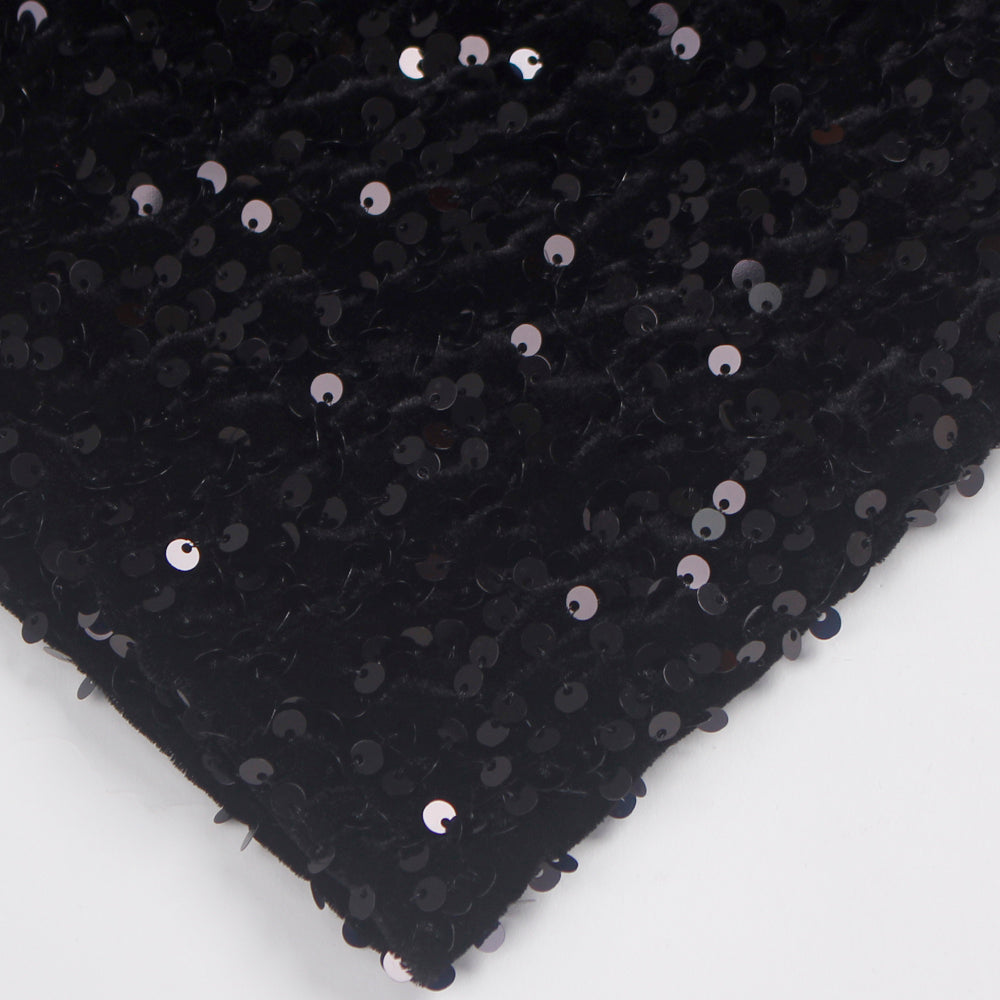 Strapless Sequin Floor Length Slit Dresses