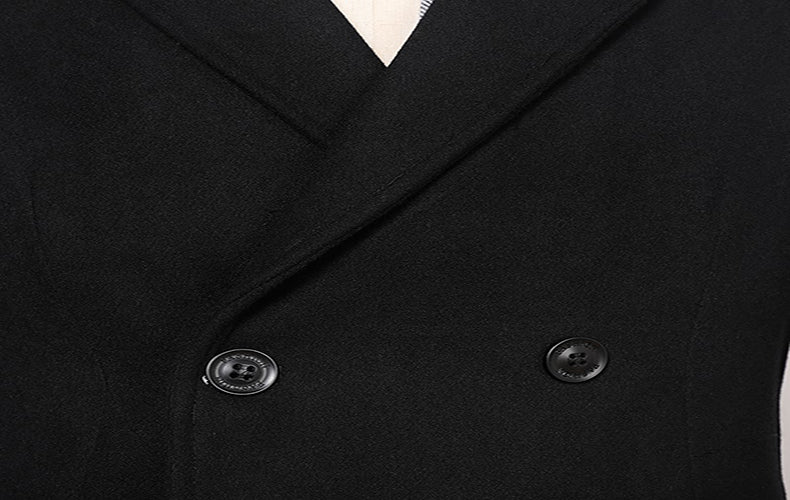 Wool Double Breasted Pea Coat