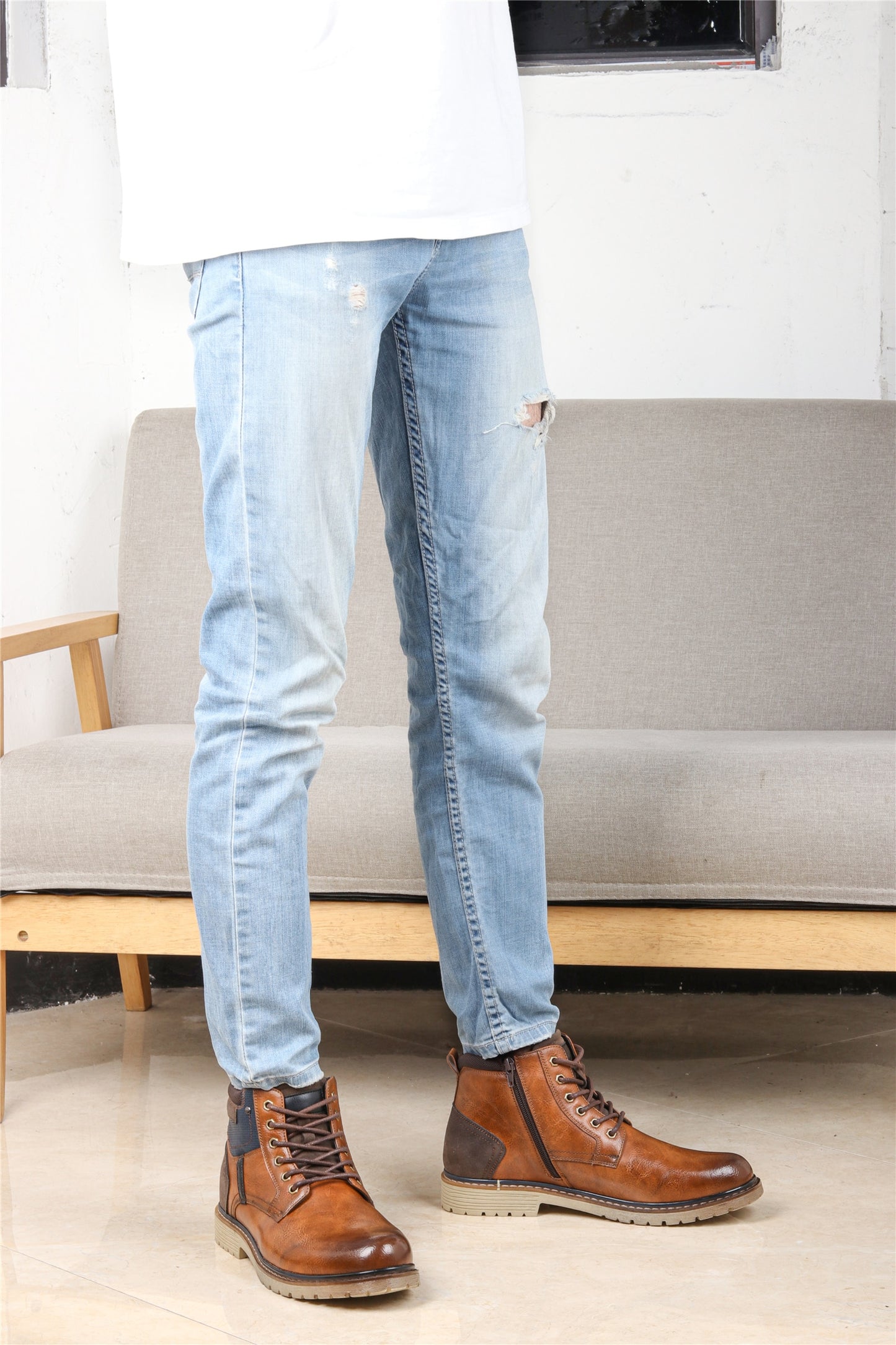 Side Zipper Faux Fur Boots