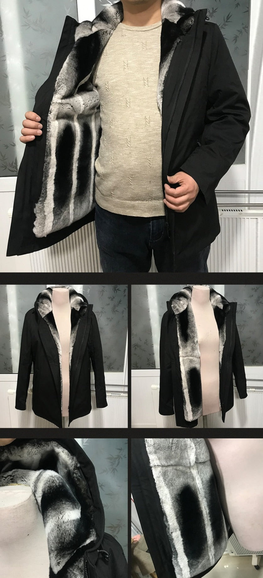 Waterproof Coats Real Fur Lining Parka
