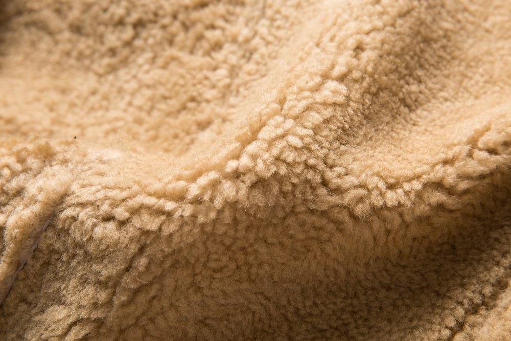 Genuine Leather Full Pelt Shearling Fur Coats