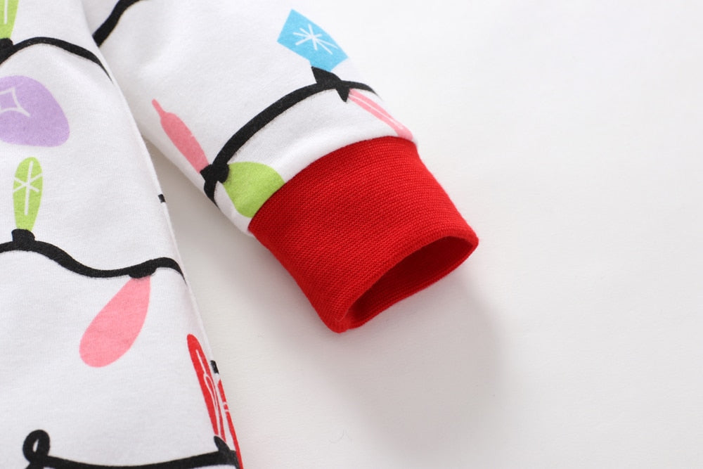 Christmas Lights Mother and Child Matching Outfits