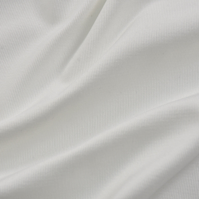 Plunge Hooded Long Sleeve Mini Dress