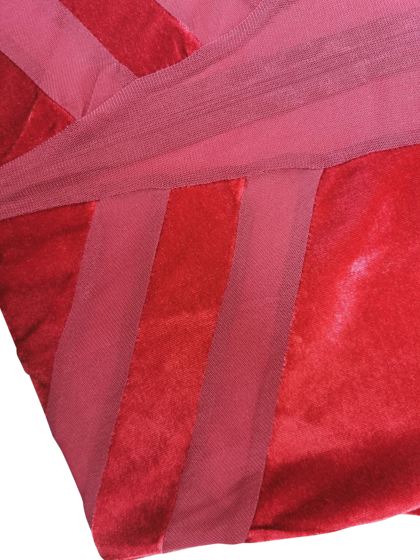 Velvet Long Sleeve Mesh Chest Mini Dresses