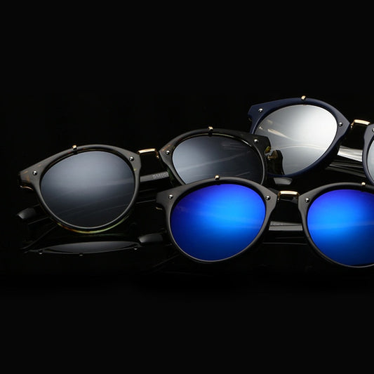 Vintage Round Color Tint Sunglasses