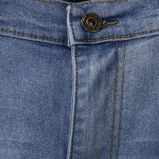 Destroyed Full Leg Ripped Chain Boyfriend Jeans