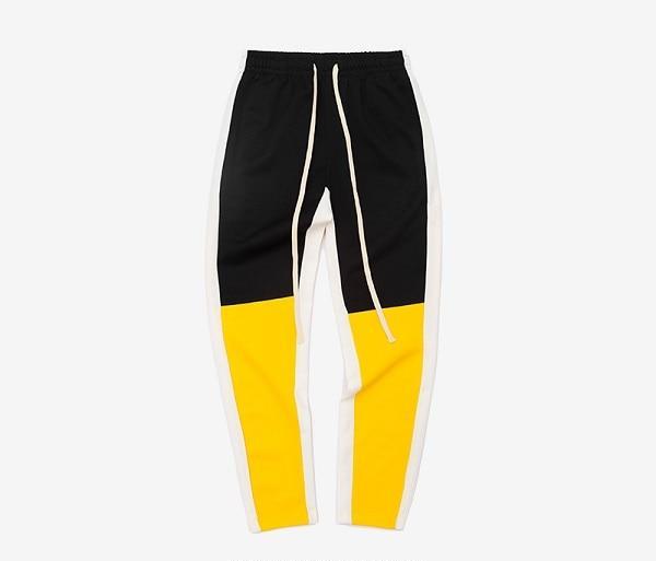 BLOCK STRIPED DRAWSTRING SWEATPANTS (MULTI-COLORS)