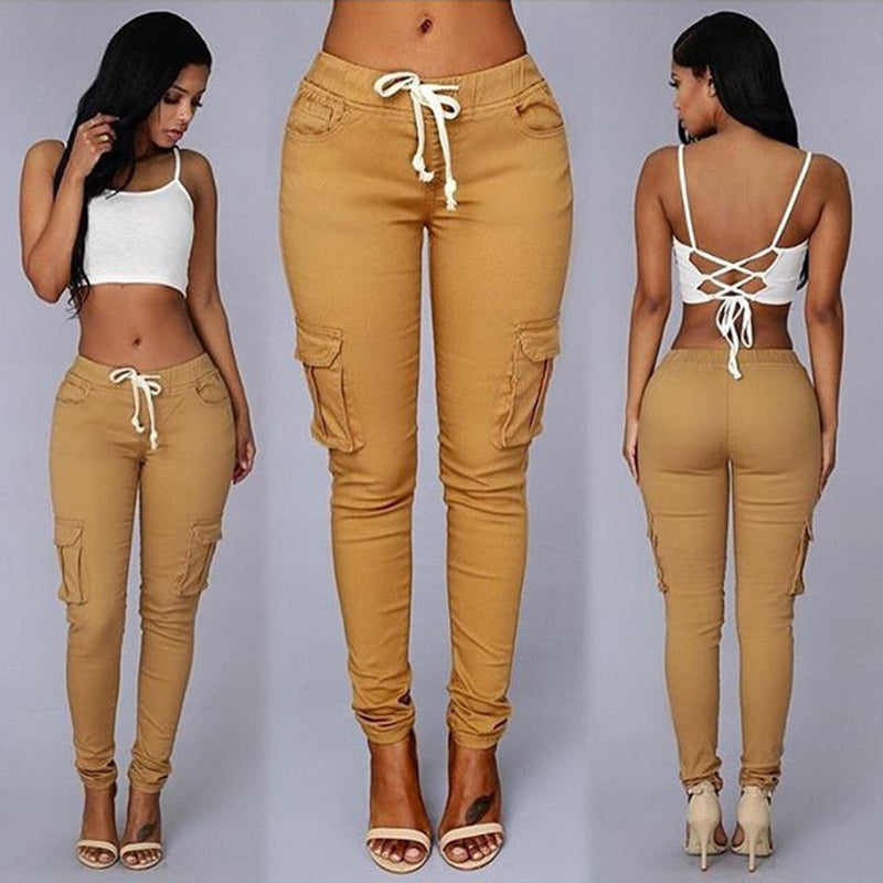 Elastic Pencil High Waist Jeans