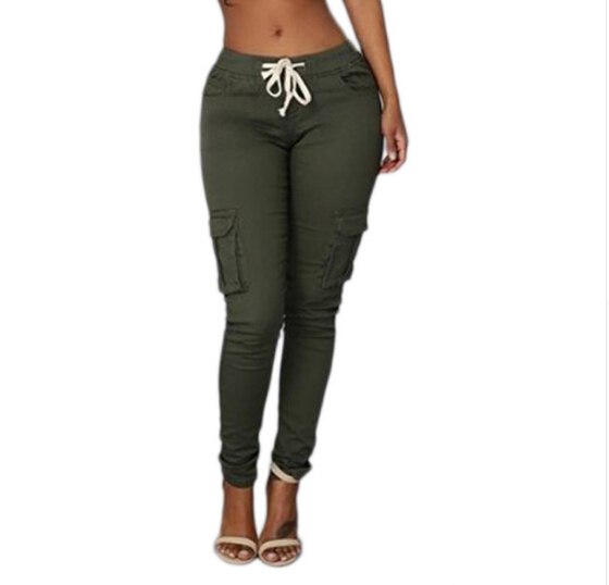 Elastic Pencil High Waist Jeans