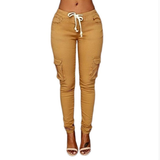 Elastic Pencil High Waist Jeans