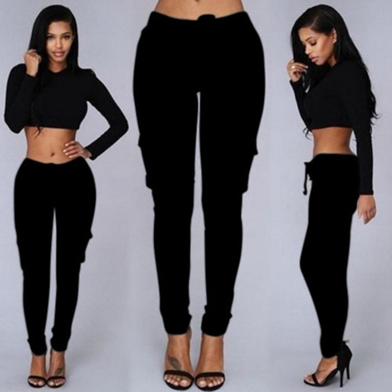 Elastic Pencil High Waist Jeans