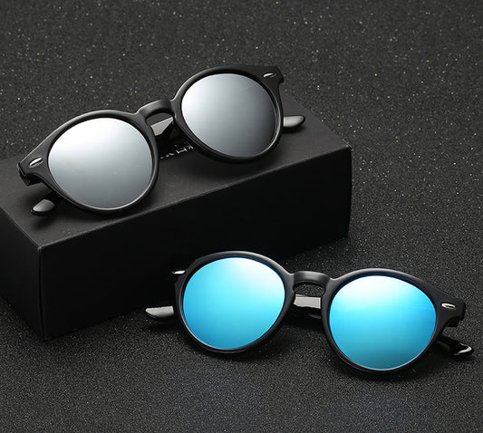Vintage Round Style Rivets Sunglasses Unisex