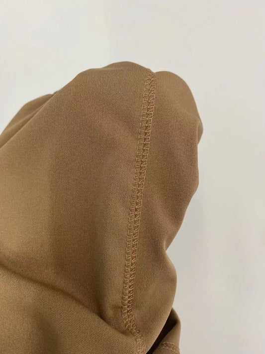 Long Sleeve Hooded Crop Top & Leggings