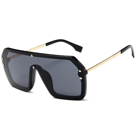 Oversized Square Luxury Goggle Sunglasses