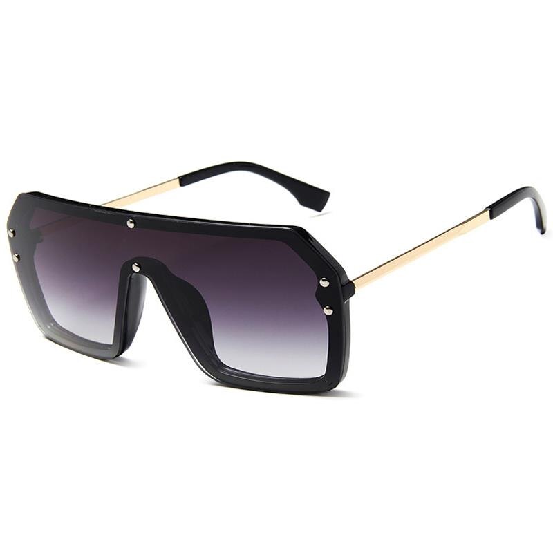 Oversized Square Luxury Goggle Sunglasses