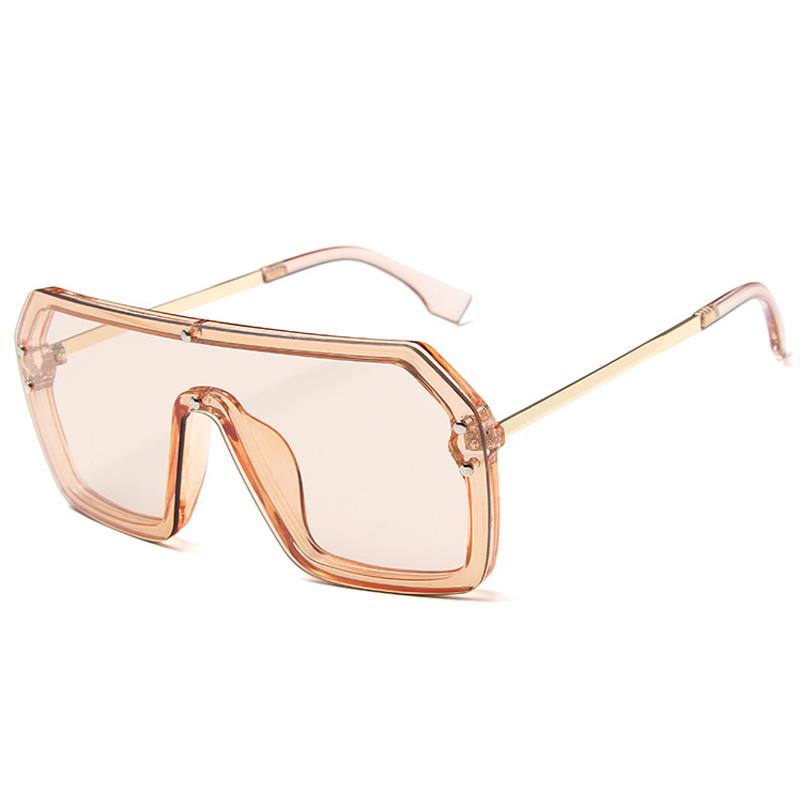 Oversized Square Luxury Goggle Sunglasses