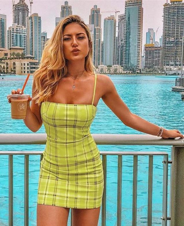 Vintage Lattice Backless Sleeveless Bodycon Dresses