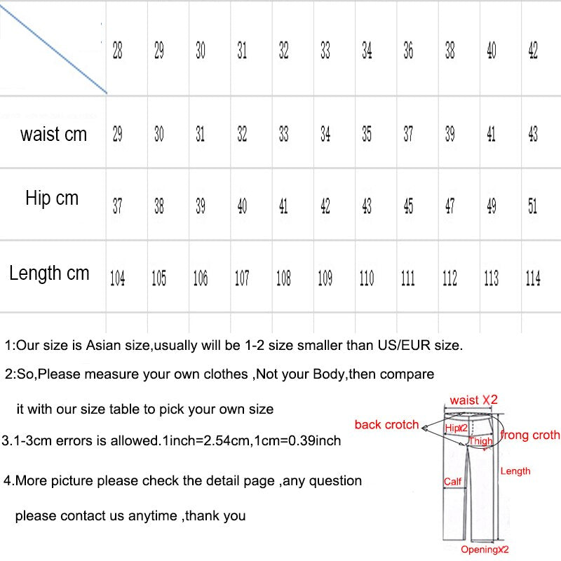 Solid Color Casual Slim-fit Jeans