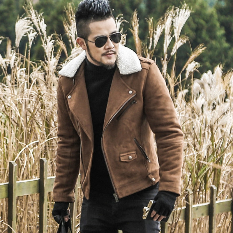 Motorcycle Faux Leather Jacket