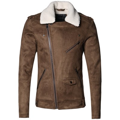 Motorcycle Faux Leather Jacket
