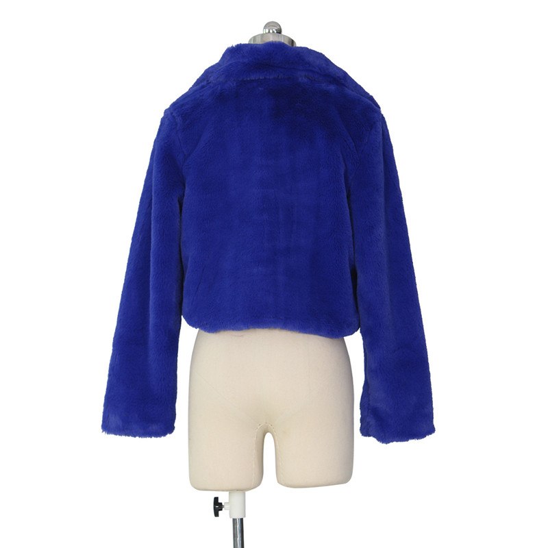 Faux Fur Short Coat (Multi - Colors)