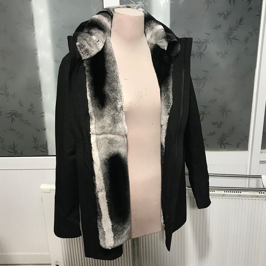 Waterproof Coats Real Fur Lining Parka