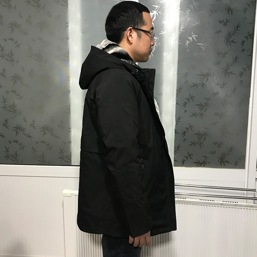 Waterproof Coats Real Fur Lining Parka