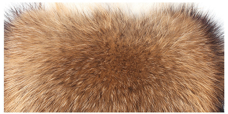 Waterproof REAL Red FOX FUR LINING X-LONG PARKA COATS