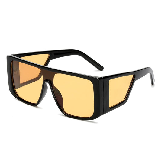Oversized Square Frame Side Len Sunglasses