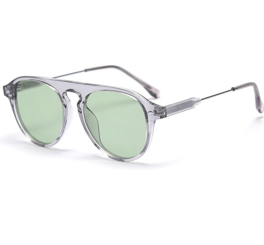 Retro Sunglasses Color Round Lenses