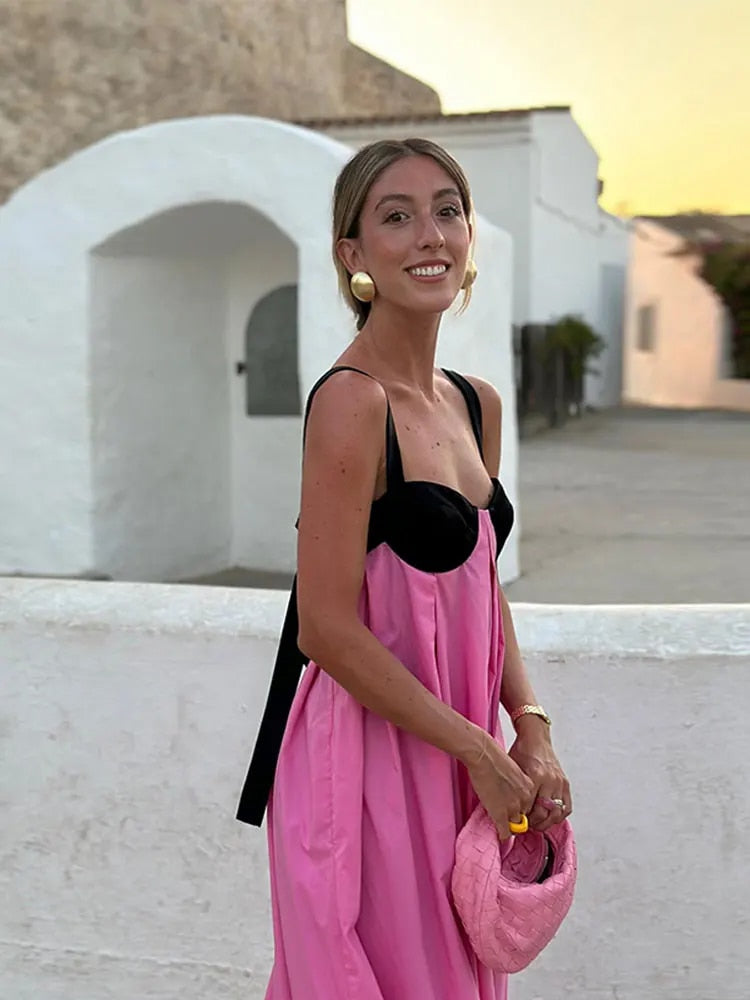 Backless Tie Loose Summer Dresses