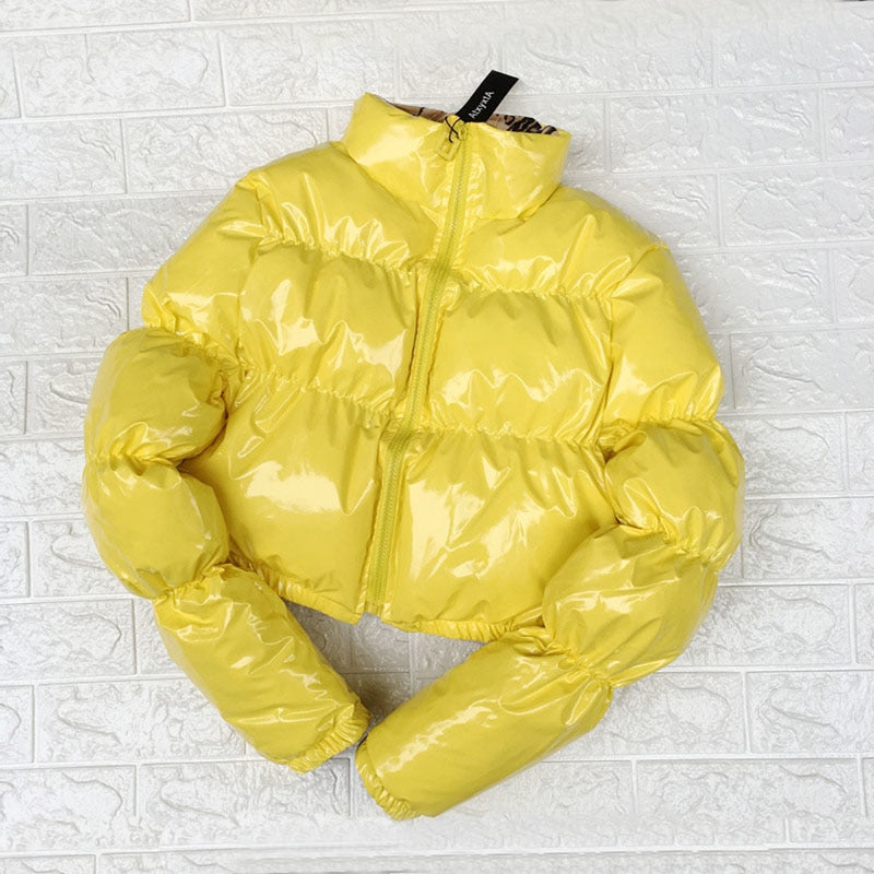 Cropped Down Parka Puffy Bubble Coats