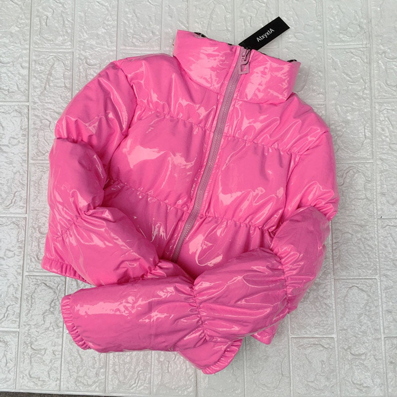 Cropped Down Parka Puffy Bubble Coats