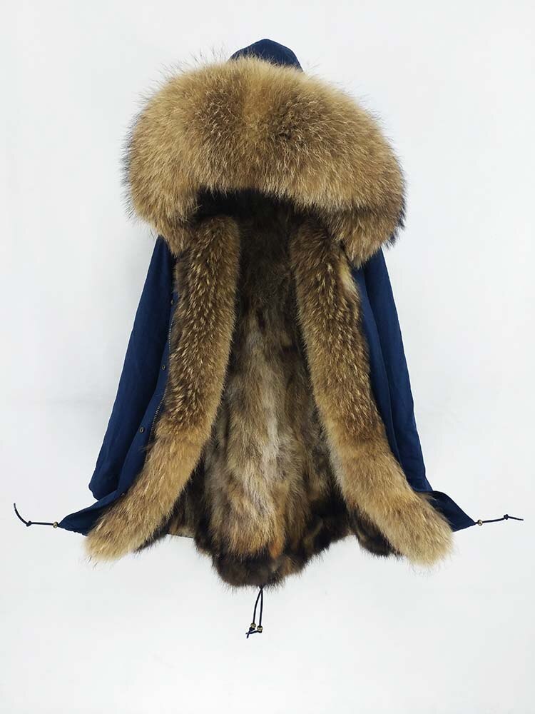 Real Fox Fur Parka Real Fox Fur Lining Coats {Larger Sizes}