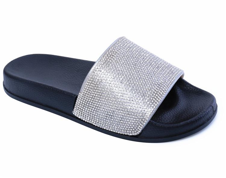 Crystal Diamond Slides Sandals