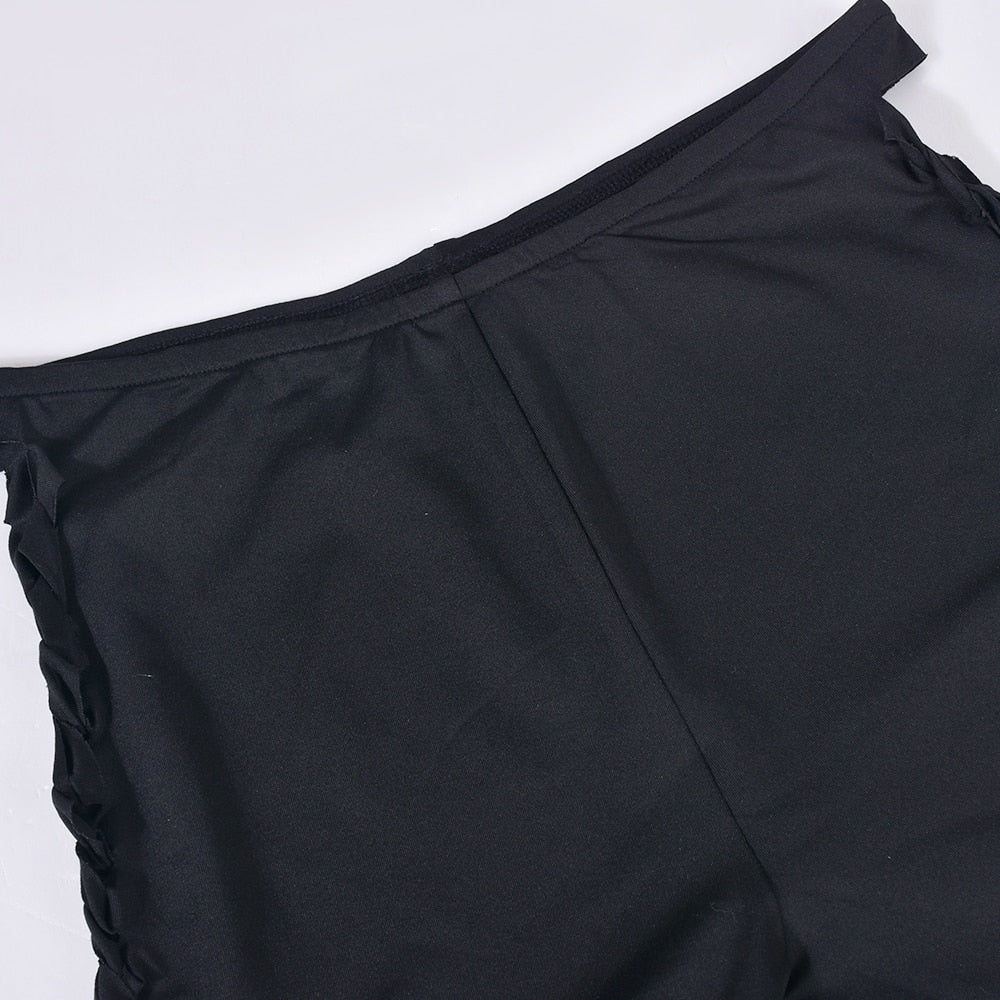 Side Hole Cut Out Tight Leggings
