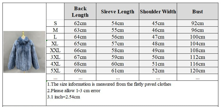 Real Fox Fur Muilit Strip Coats