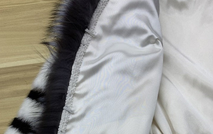 Mink Overcoat Fox Collar