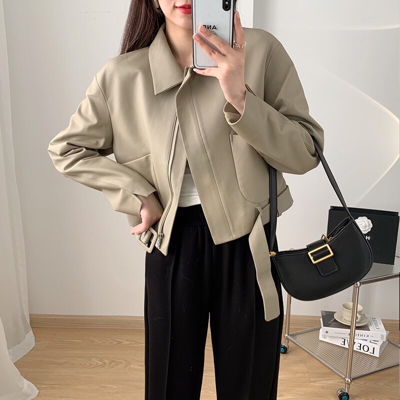 Genuine Leather Classy Moto Jackets