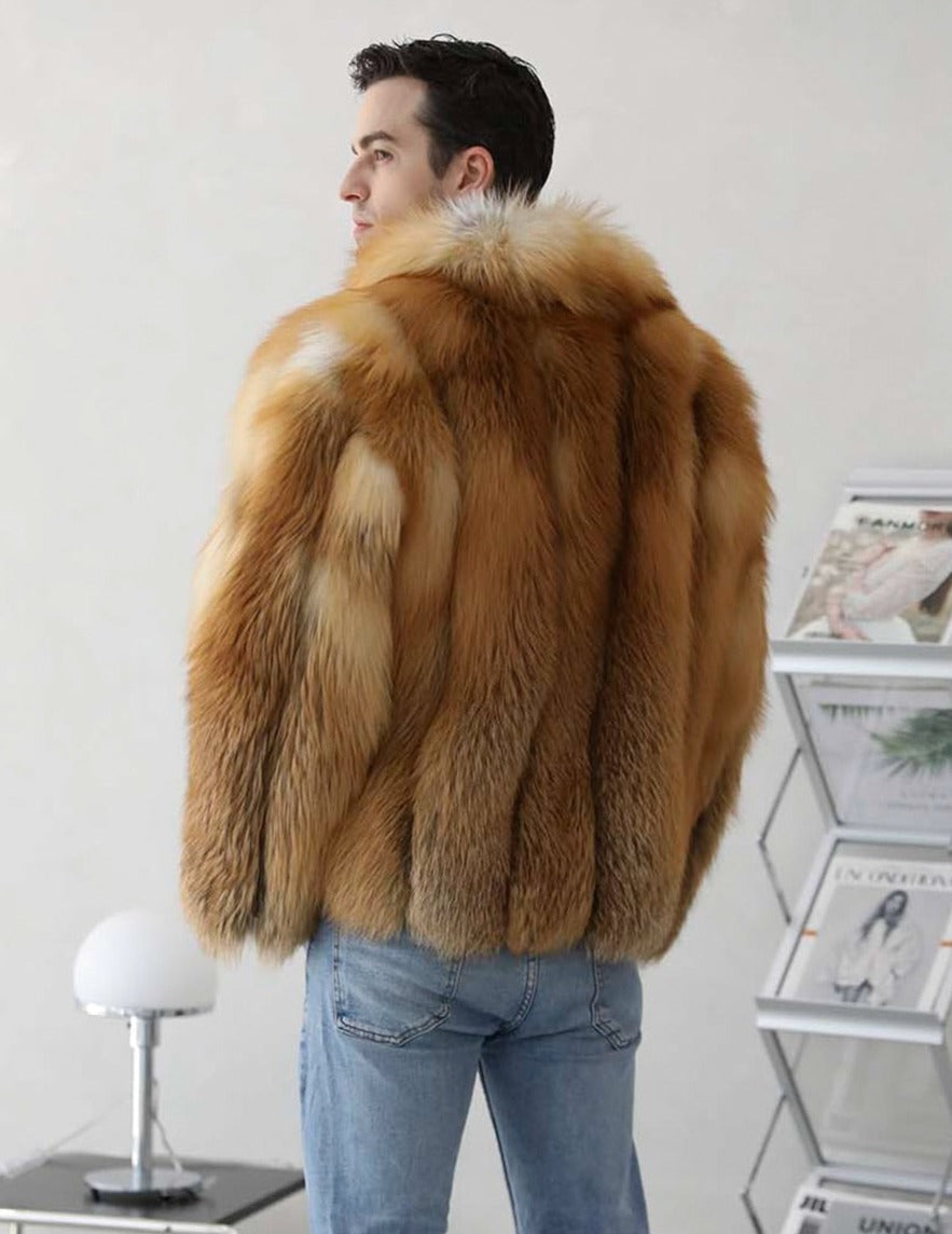 Marble Real Fox Fur Coats