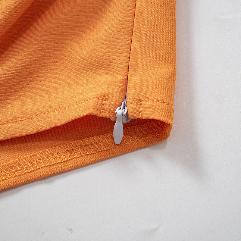 Retro Long-sleeved Crop Tops