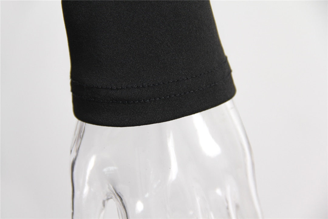 Long Sleeve Cut Out Double Split Maxi Dress