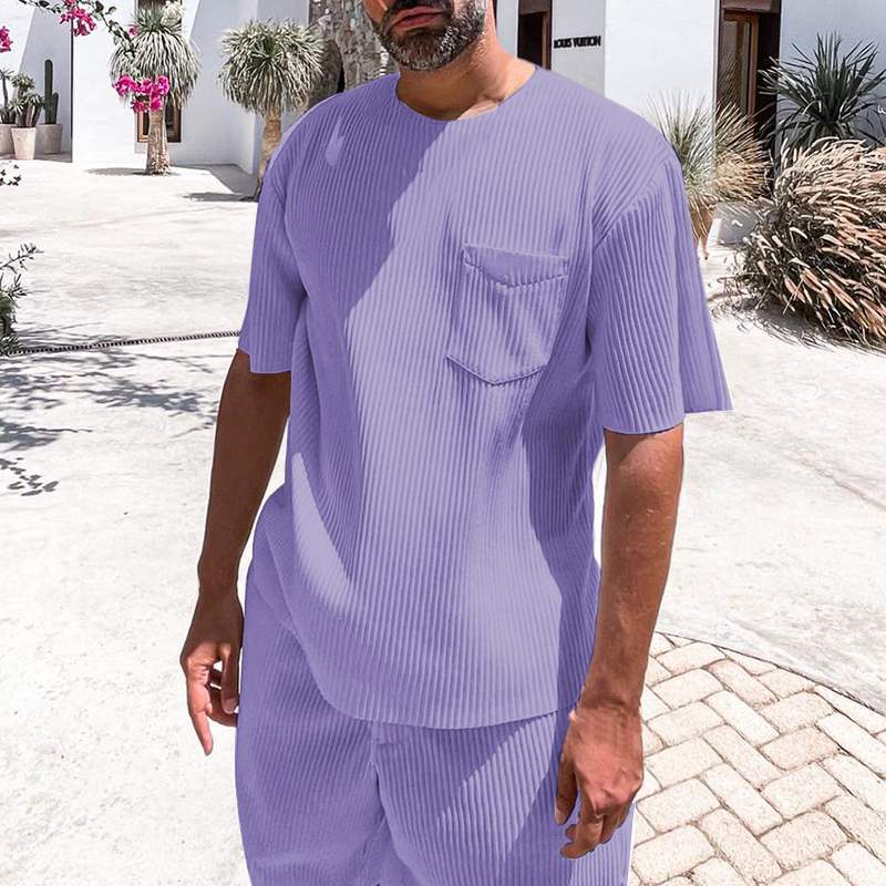Loose Short Sleeve Shirt & Short Sets