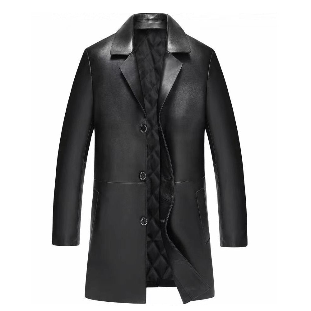 Genuine Leather Jackets Slim 3 Button