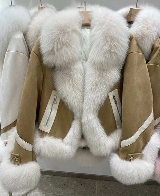 Real Fur Collar Trim & Cuff Motos