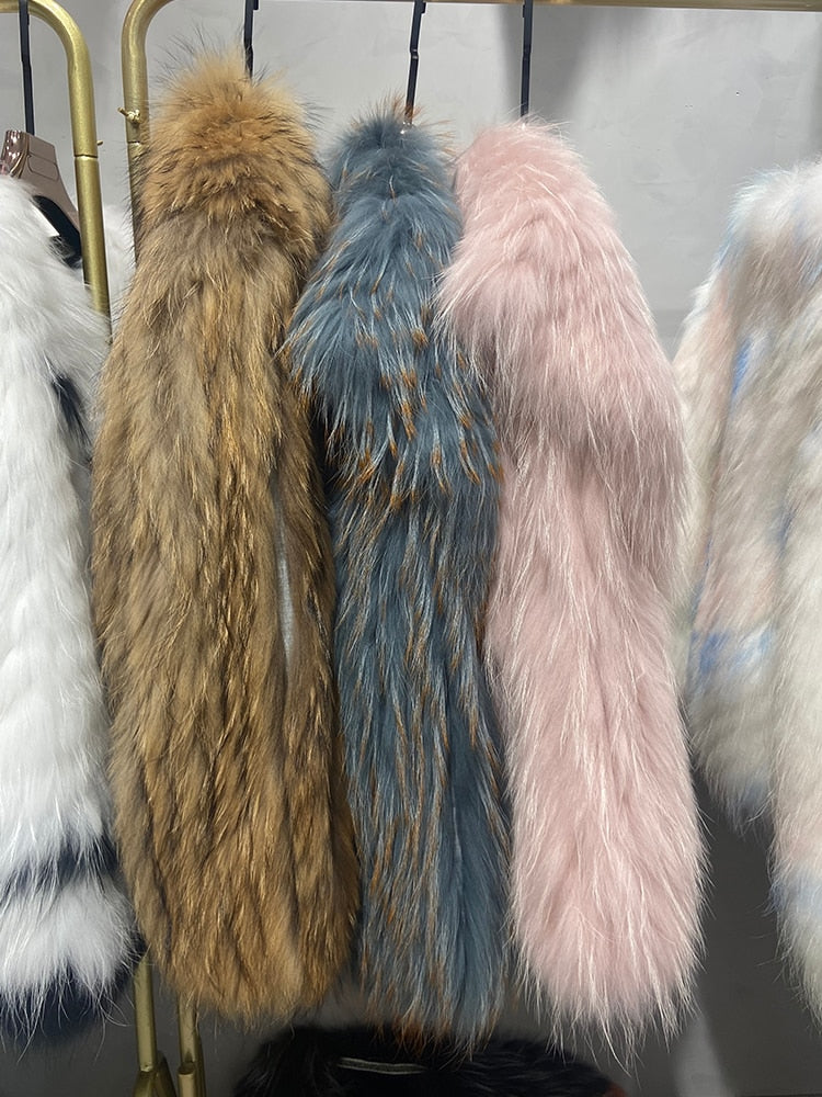 Fluffy Fur Big Fur Collar Short Coats